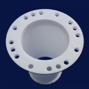 Custom Alumina Ceramic Flanged Tube
